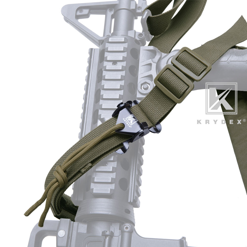 KRYDEX MK2 Tactical 2 Point Sling Shoulder Padded Strap Adjustable Quick Detach