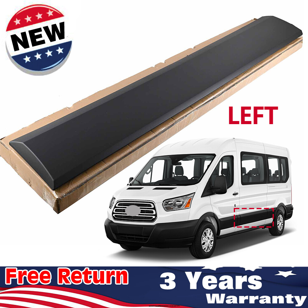 FIT FORD TRANSIT 2015-2024 LEFT DRIVER SIDE SLIDING DOOR TRIM MOLDING COVER
