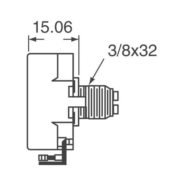 Clarostat A43-2000, 2W 2K Ohm Linear Wirewound Potentiometer Element ~ NO SHAFT