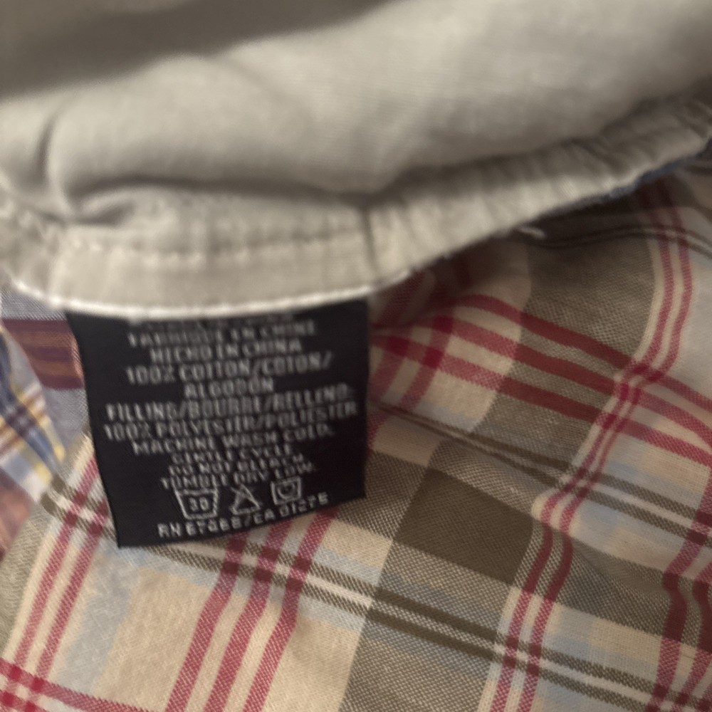 Nautical Patchwork Comforter 87/74 Full Queen Size Cotton