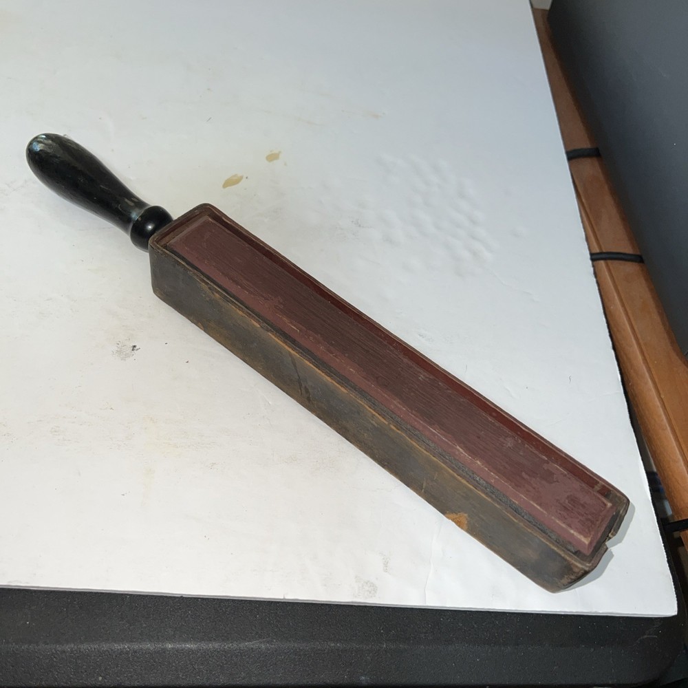 Vintage Straight razor SHARPENING Paddle Strop
