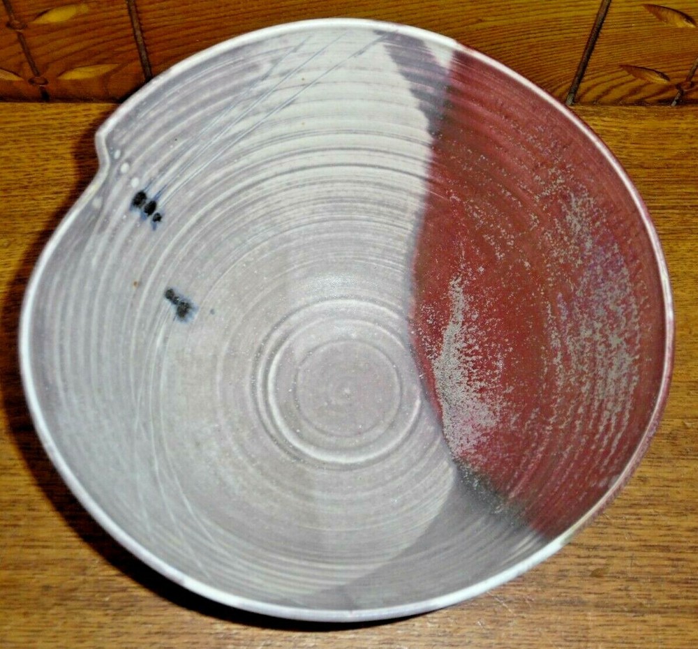 Studio Art Pottery Bowl - 9" Diameter - 5" High