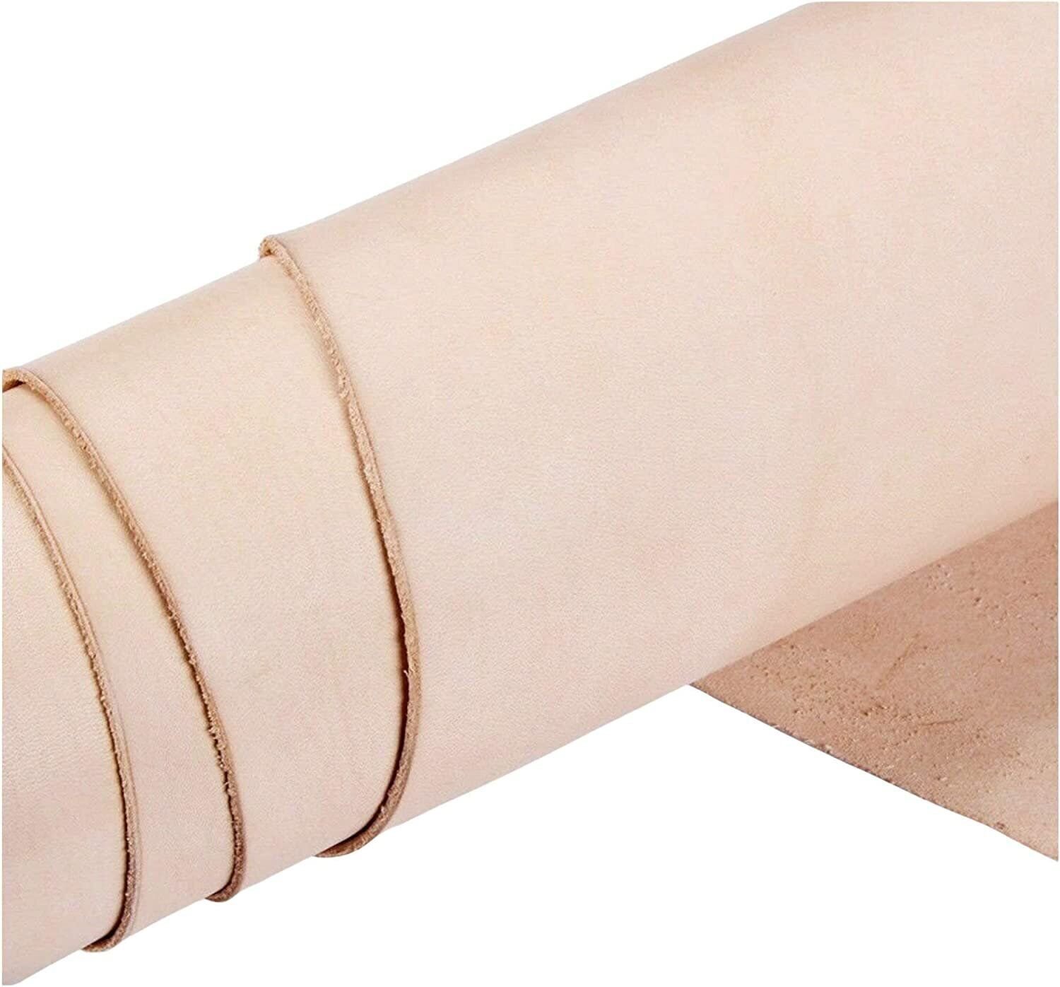 ELW Veg Tan Full Grain Tooling Leather 3/4 to 13/15 oz (1-6mm) Pre-Cut 6" to 48"