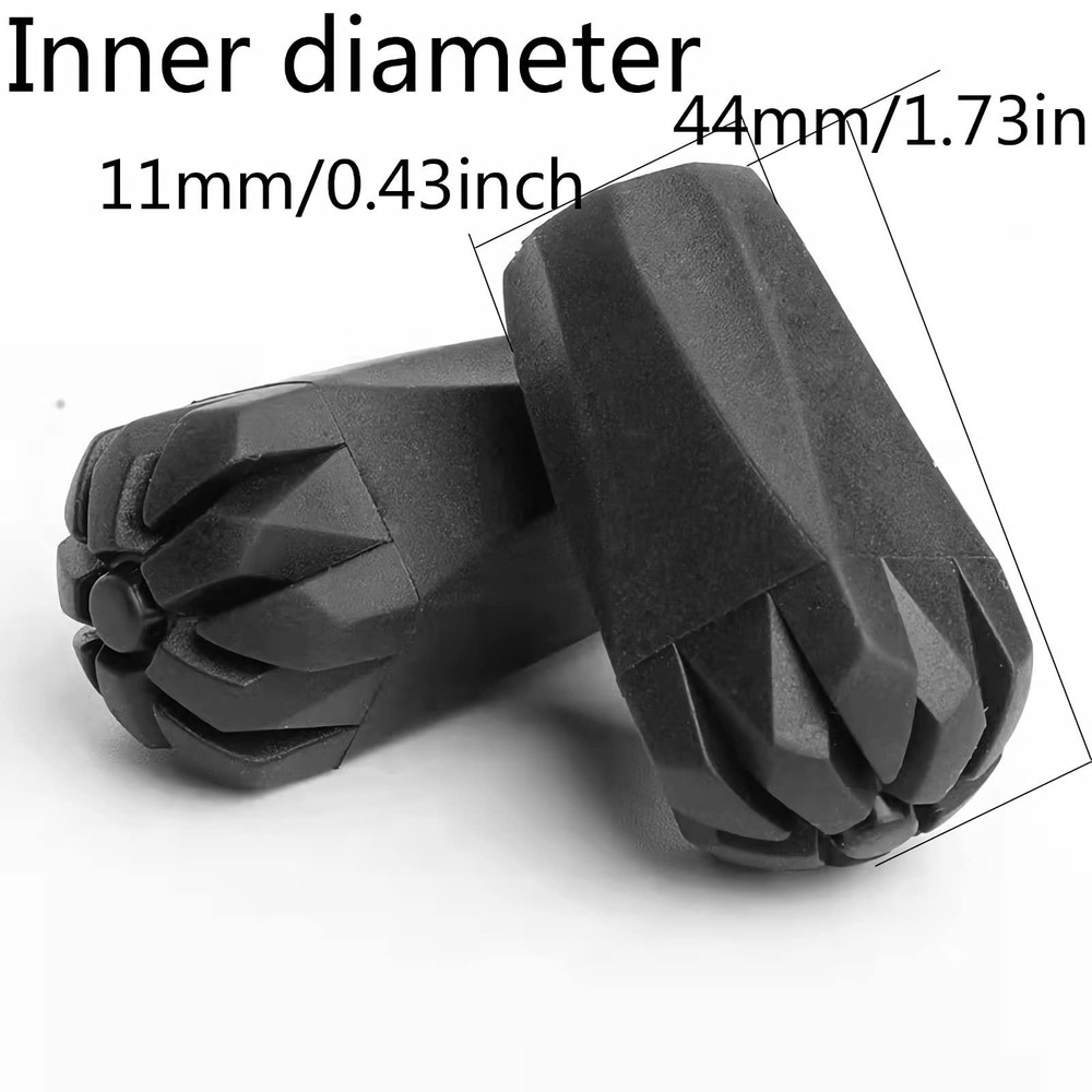 8pcs Assorted Replacement Tips Hiking Stick Walking Trekking Pole Protector f...