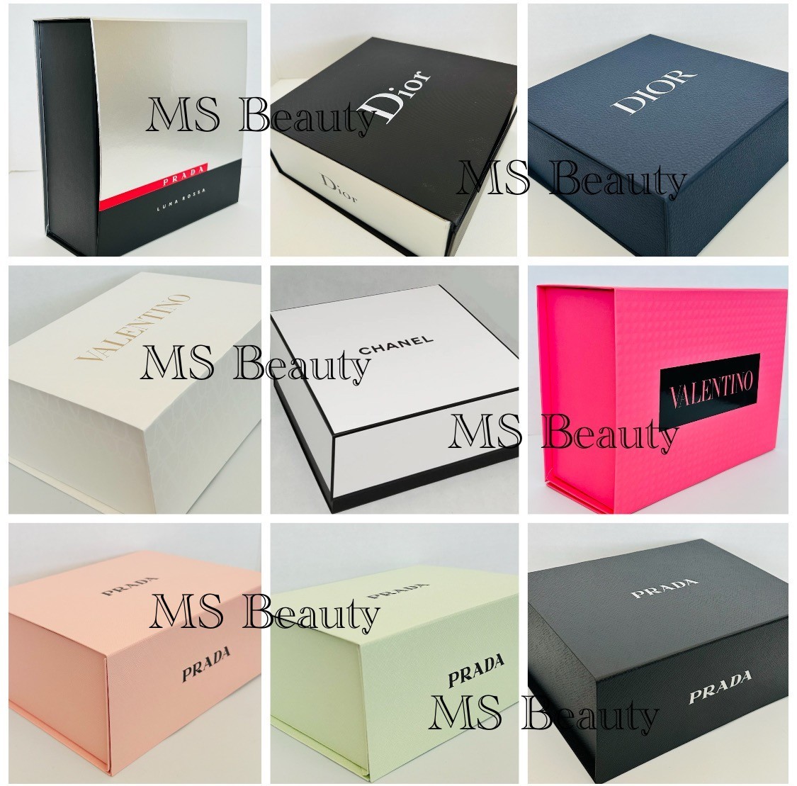 Gift Boxes Dior, Chanel, Prada, Valention ... (Choose Boxes - Combined Shipping)
