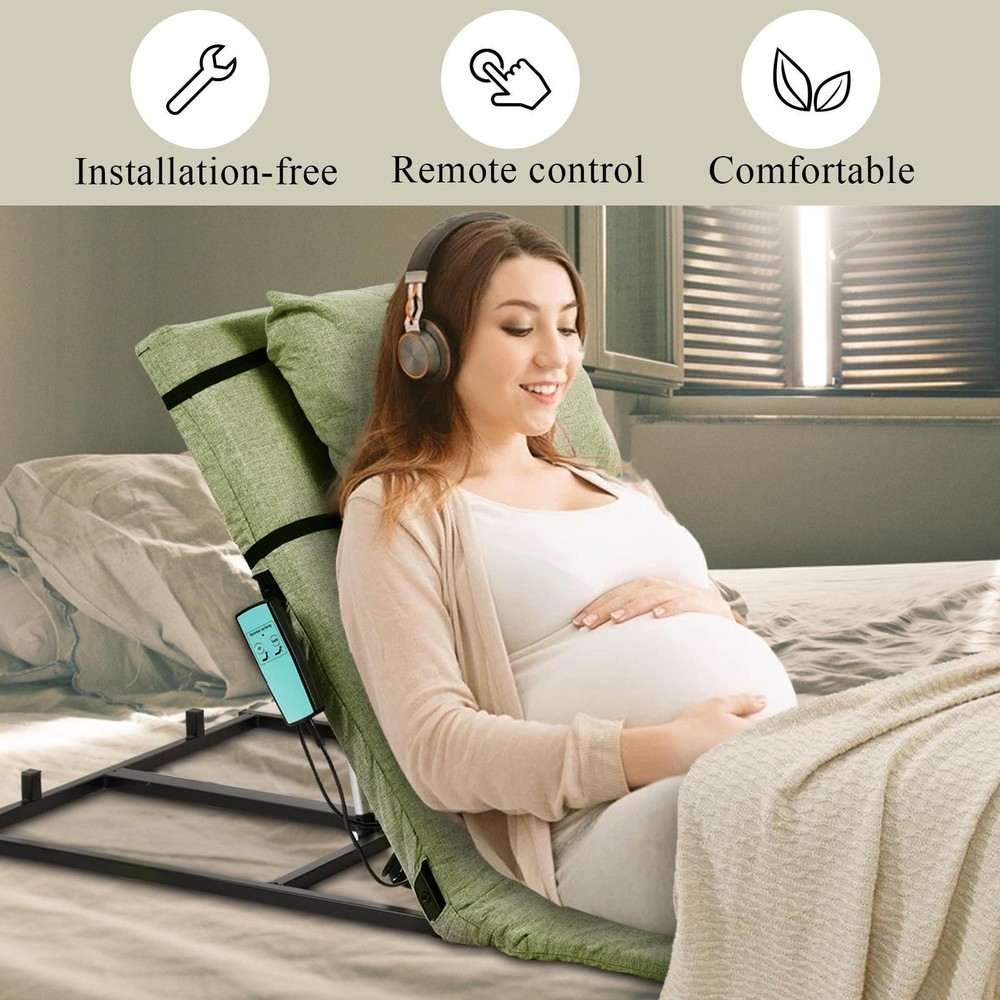 Electric Lifting Backrest 440 lbs 2-80° Adjustable Lifting Bed Backrest