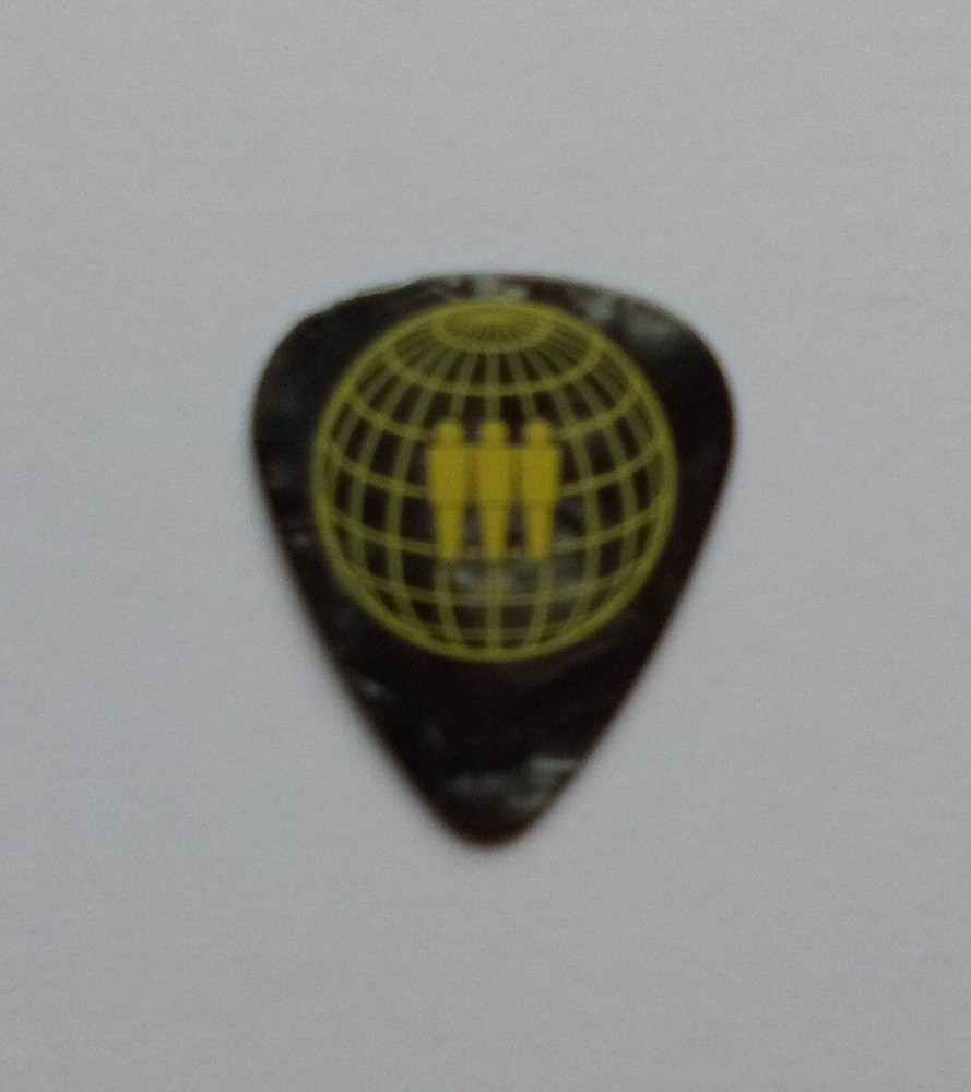 THIRD MAN RECORDS AUTHENTIC BLACK MARBLE Globe GUITAR PICK MINT Jack White