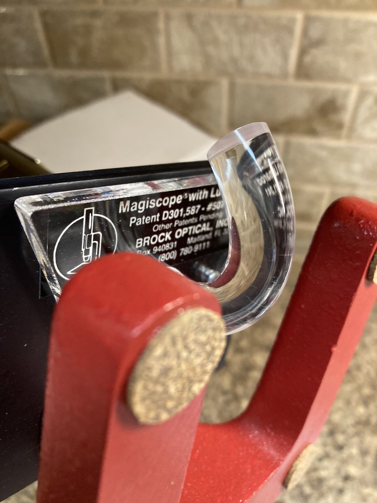 Brock Magiscope - Students Microscope - 5x Lens Optical Lumarod Excellent