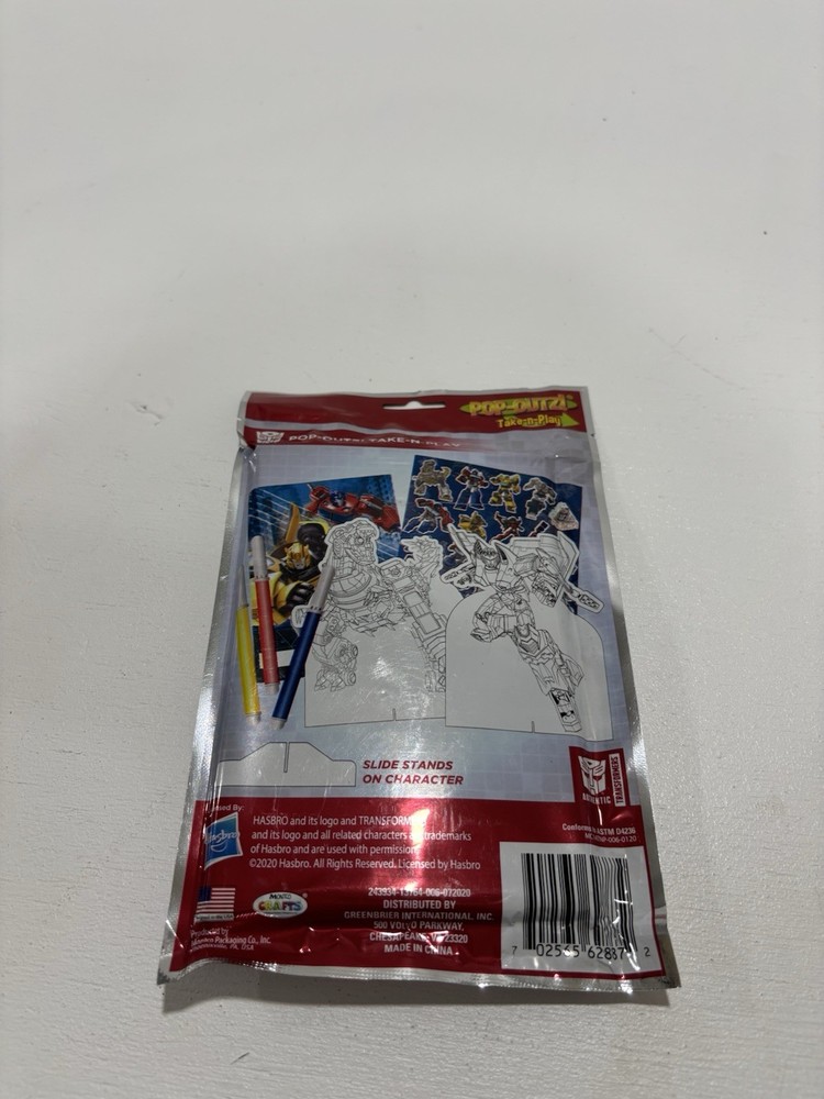 Transformers Pop-outz ! (New In Package)
