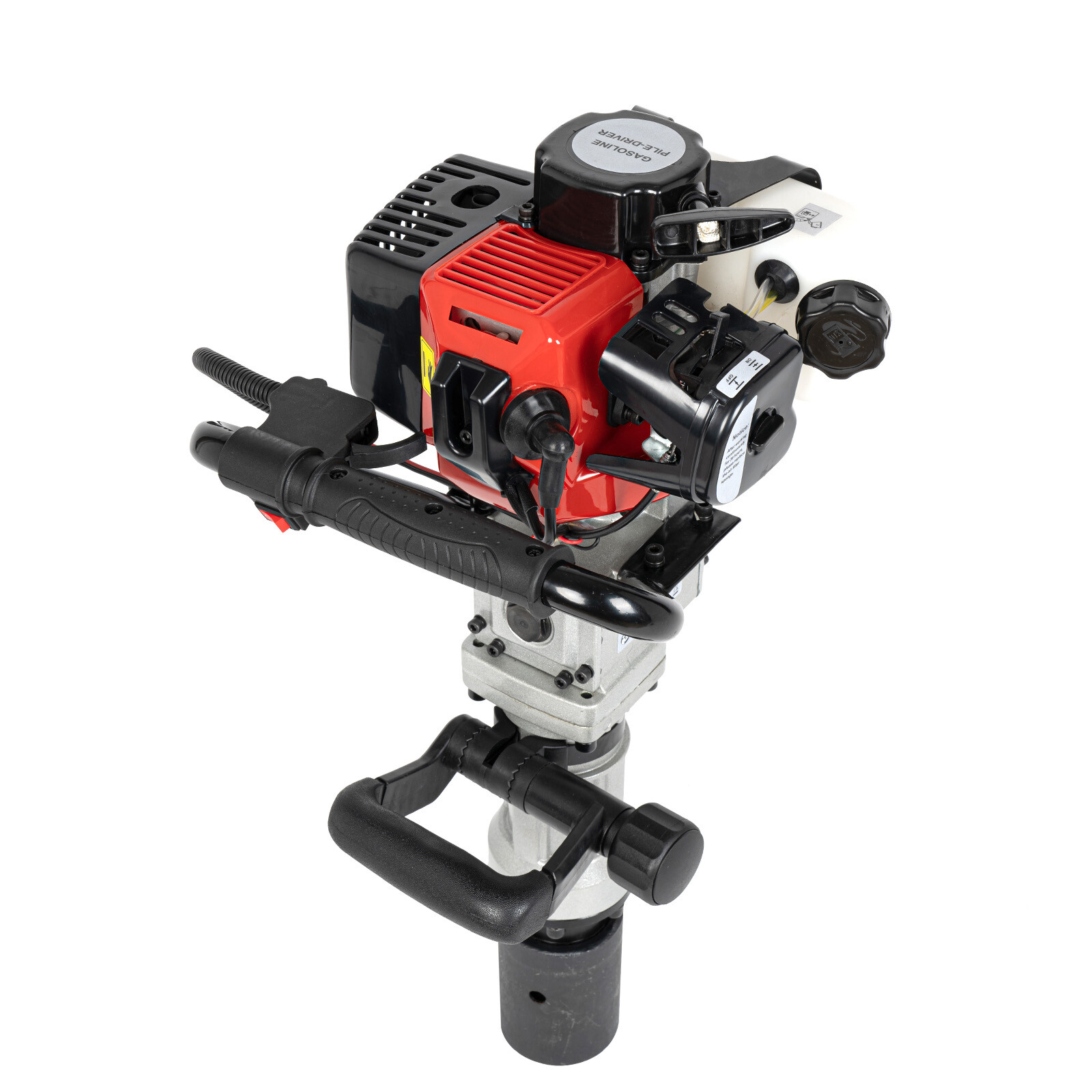 2 Stroke Gas Powered T Post Driver Fence Pile Driver Push Pile Hammer Kit 32.7cc