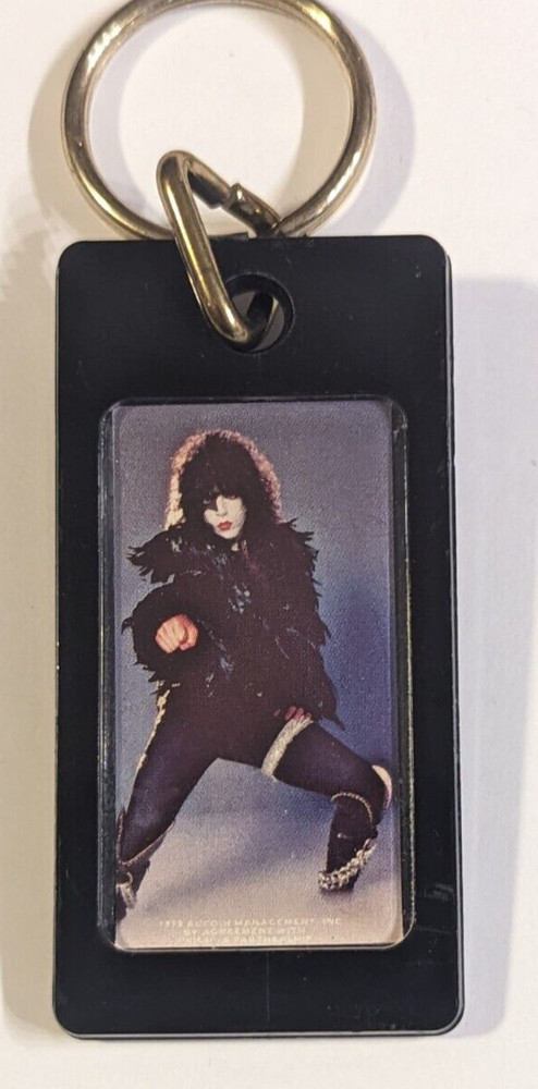 KISS Aucoin 1978 PAUL STANLEY PUZZLE Keychain Key Chain RARE Vintage Funky NEW