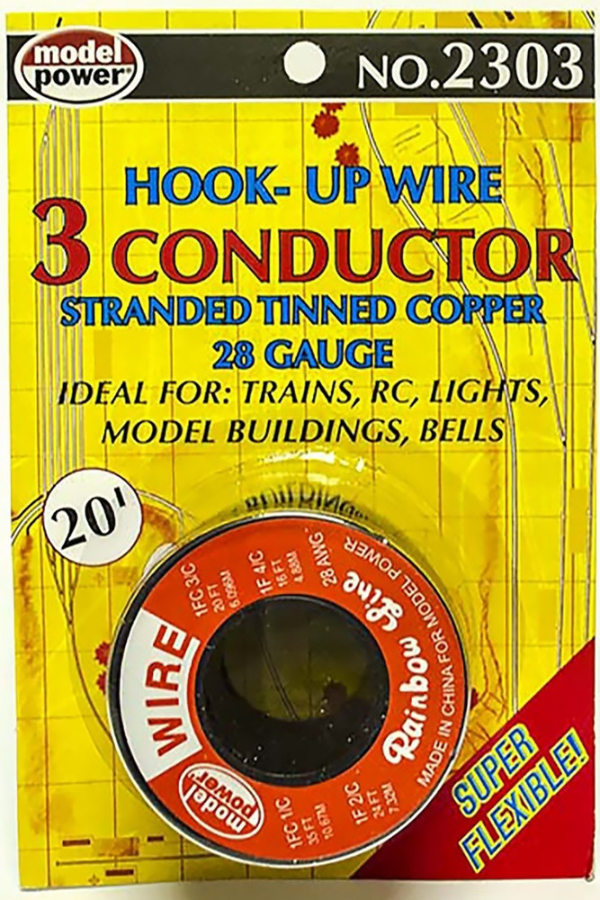 2303 Model Power 3 Conductor Wire 20'