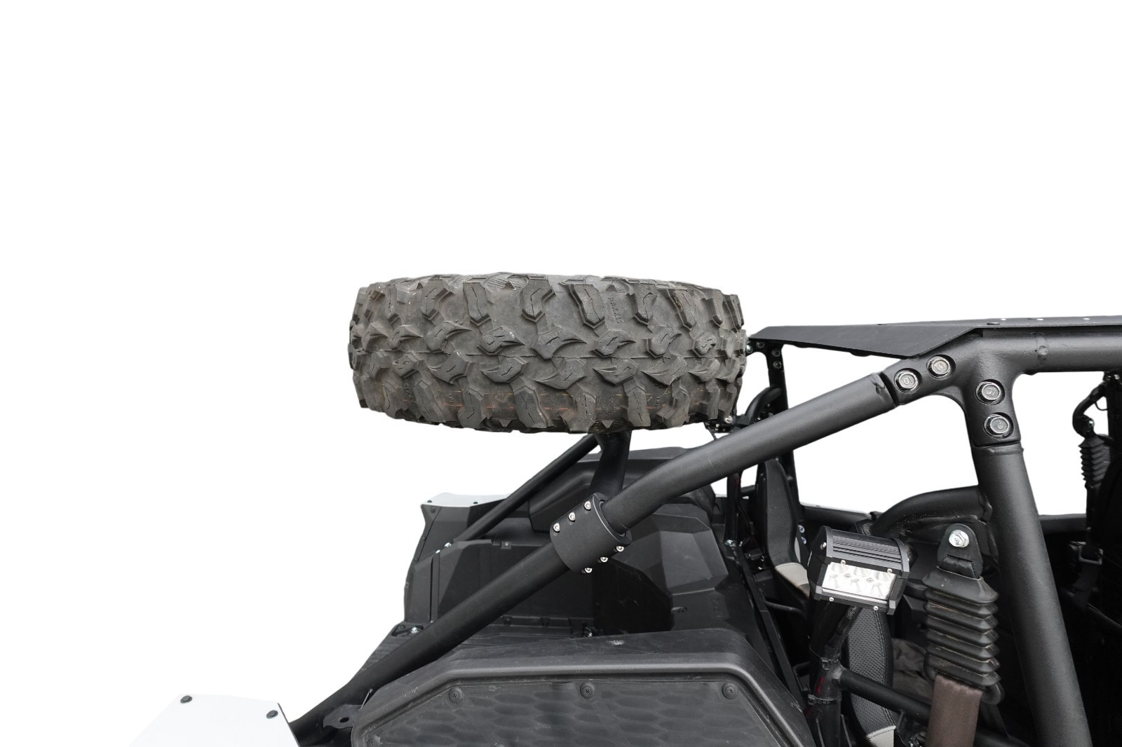 Baldwin Iron Works Spare Tire Carrier Fit: Kawasaki Teryx KRX 4 1000- Made USA