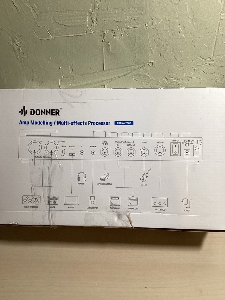 Donner Arena 2000 Guitar Multi-Effects Pedal