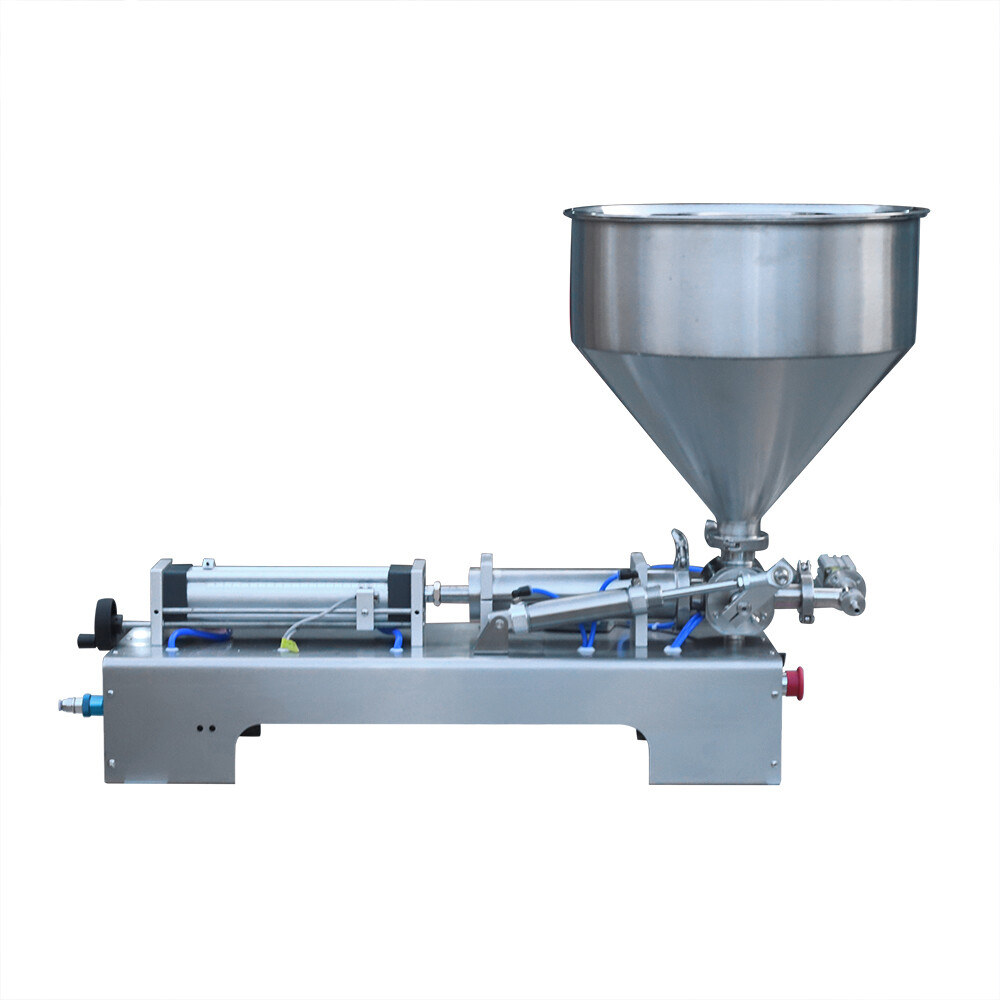 110V Pneumatic Liquid Filling Machine 100-1000ml Liquid Paste Filler US