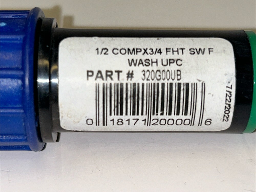 RAINDRIP 320G00U 1/2" COMPRESSION ADAPTER X 3/4" HOSE SWIVEL