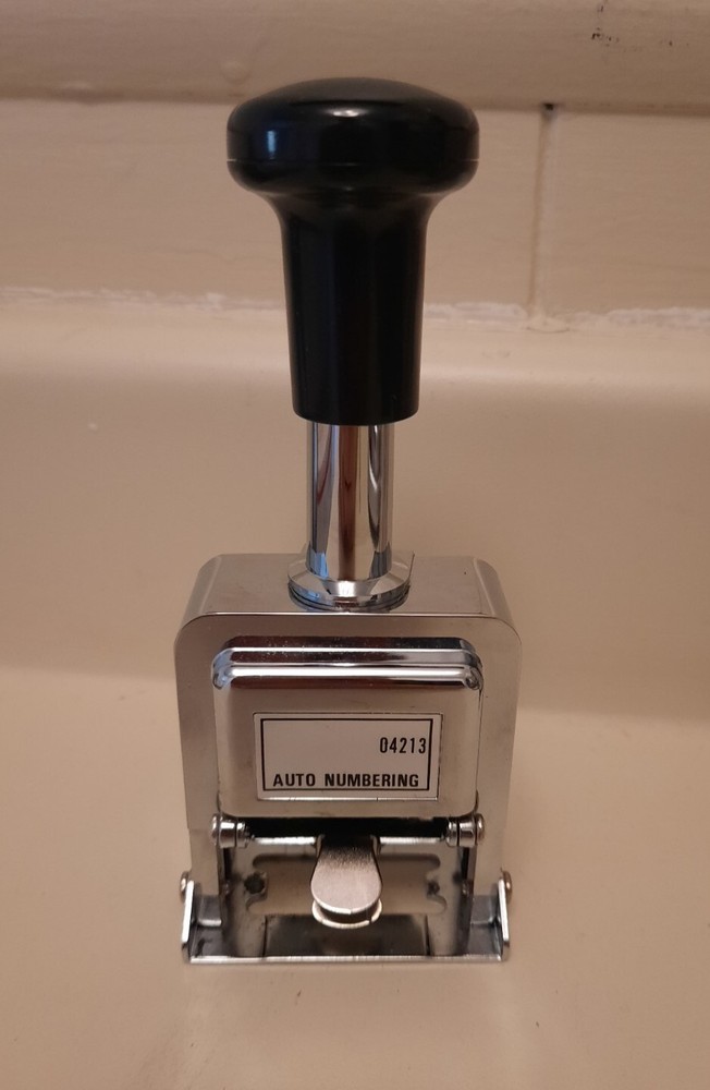Rogers Automatic Numbering Machine