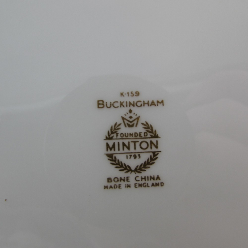 Minton Bone China Buckingham 5pc Place Setting