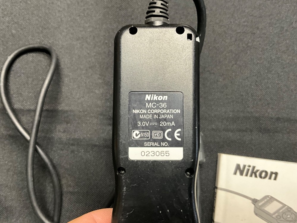 Nikon MC-36 Remote Camera Shutter Control w/ Instruction Book, Works Great!!