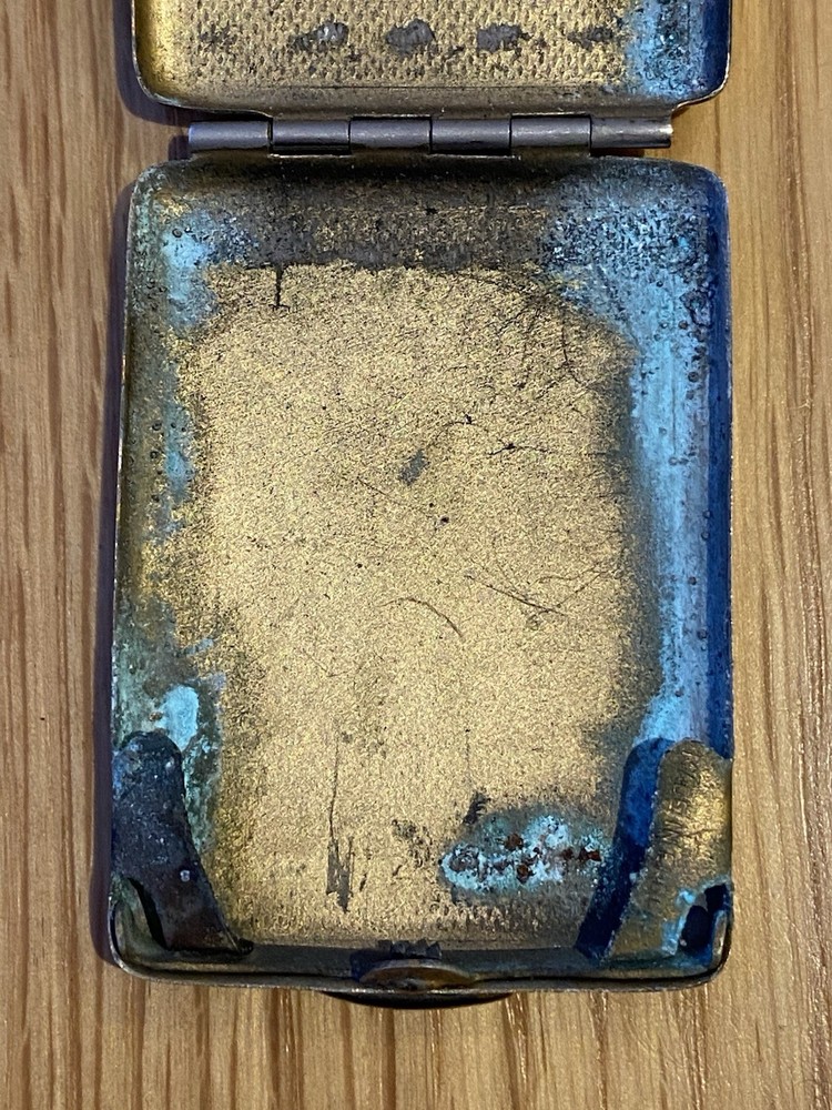 Merchant Navy MV DILWARA Match Case 1937 Named Officer Lt Col P.H. Cooper