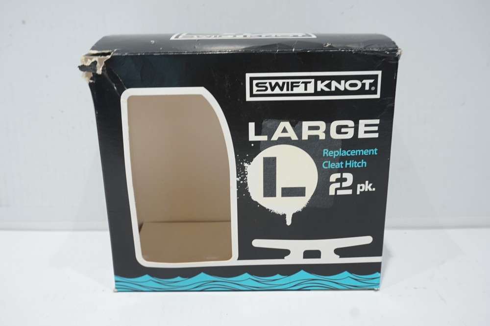 2 - SwiftKnot REPLACEMENT CLEAT HITCH / TEMPORARY & TRANSIENT DOCKING SIZE : L