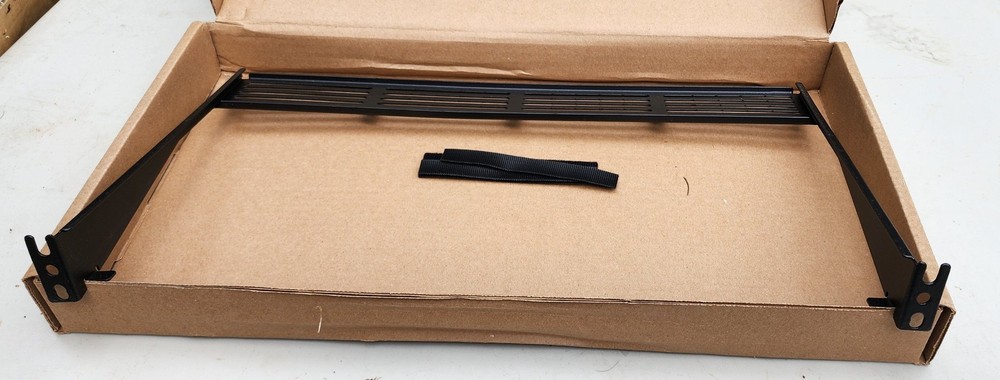 HellermannTyton RNRCMU RapidNet Rear Cable Manager Universal Panel 1U Steel Blk