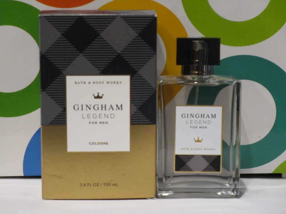 BATH & BODY WORKS ~ GINGHAM LEGEND COLOGNE ~ 3.4 OZ