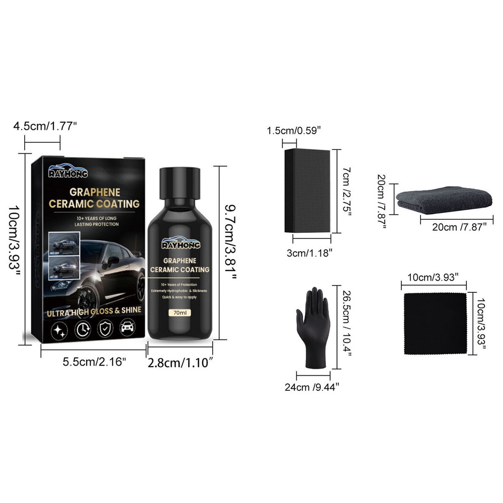 Automotive Graphene Ceramic Coating Spraying Multi-Purpose Scratch Maintenance