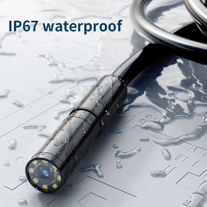 9.9FT 8LED Borescope Endoscope Snake Inspection Camera for iPhone Android iOS