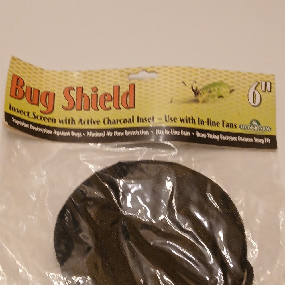 Hydrofarm Bug Shield 6" – Inline Duct Pest Screen – NOS