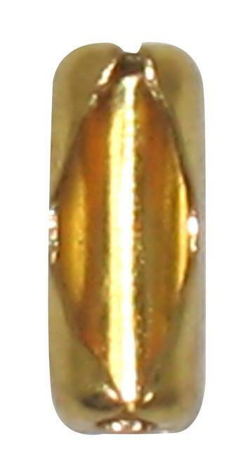 Six Solid Brass Beaded Chain Connectors