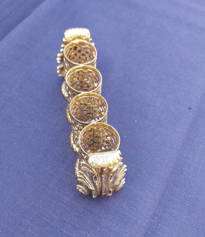 Vintage Ormolu 1960's Four Lipstick Holder