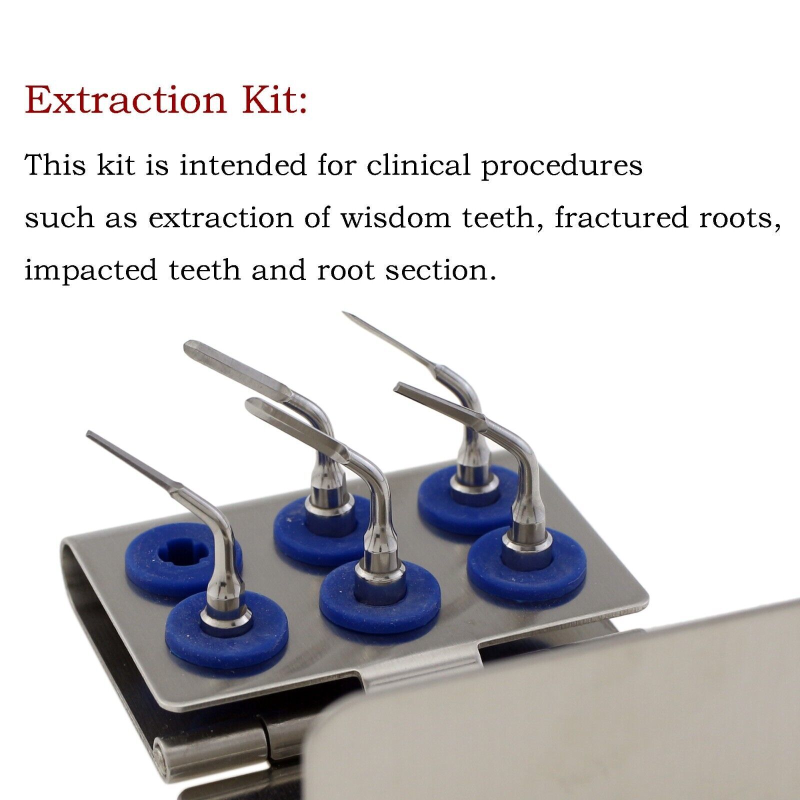 Dental Ultrasonic Extraction Tips Fit Acteon Satelec Piezotome 2 Cube Solo LED