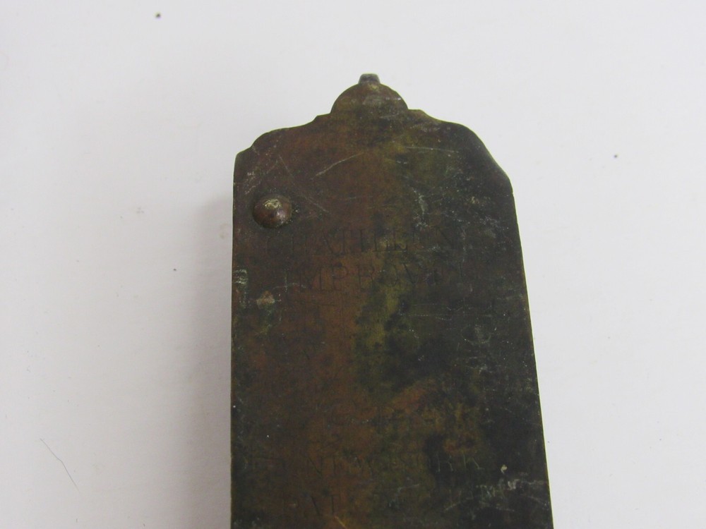 VINTAGE 1867 CHATILLON'S IMPROVED 25lbs and OXWALL 50 LB SPRING SCALE