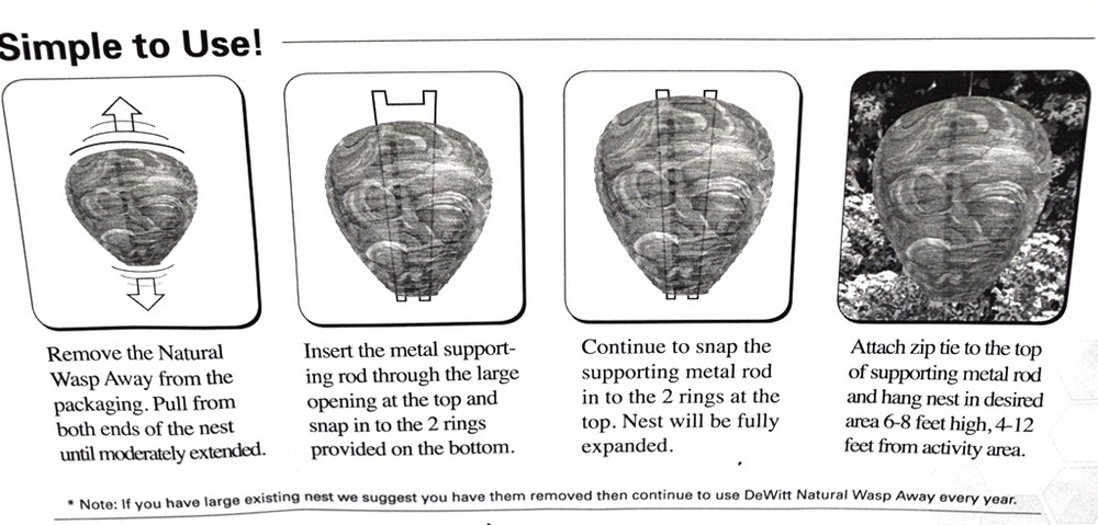 DEWITT NATURAL WASP AWAY - 6 PACK