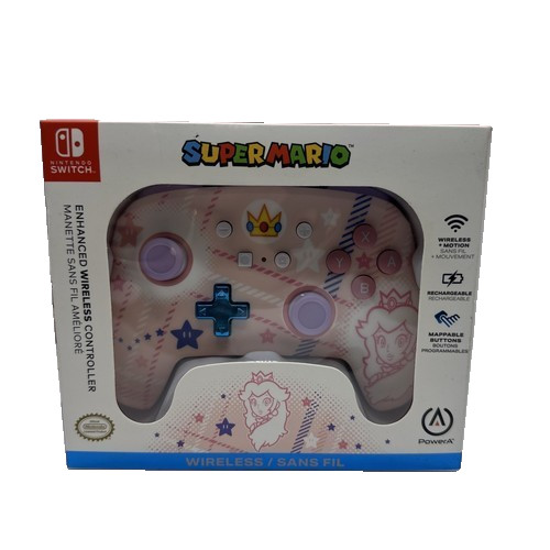 Nintendo Switch/Switch 2 PowerA Peach Enhanced Wireless Controller WLC001