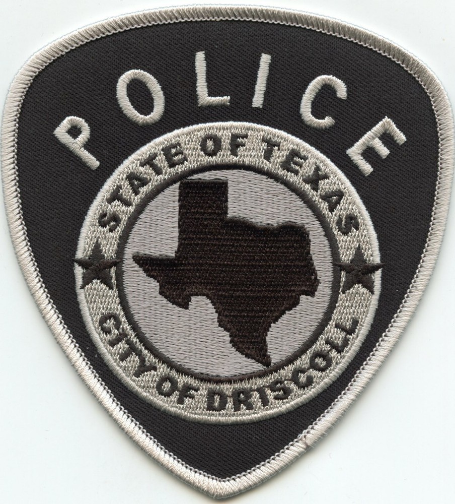 DRISCOLL TEXAS TX State Outline SUBDUED POLICE PATCH