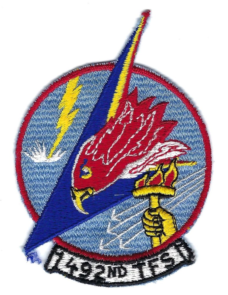 70's-80's 492nd TAC FIGHTER SQUADRON patch