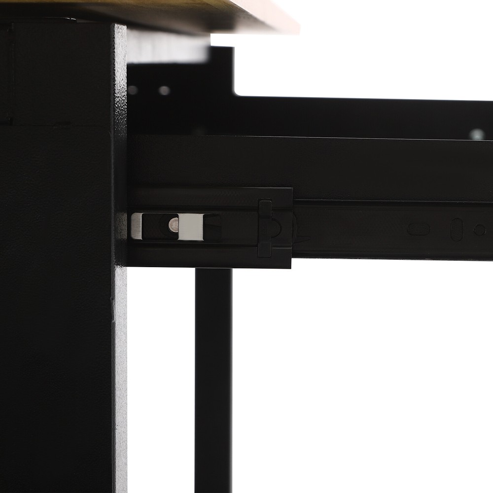 Mobile Workbench, Work Bench for Garage Office Home, Height Adjustable Workbench