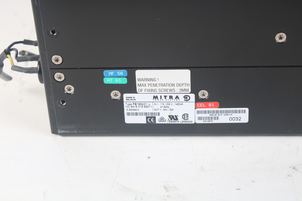 Mitra PE1962/01 U Output: 24V/25A Power Supply Unit