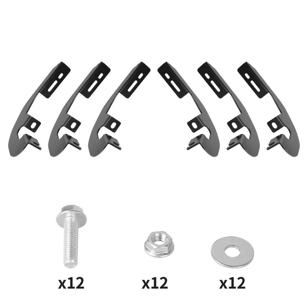 Running Boards for 19-26 Silverado/Sierra 1500 Double Cab 6" Side Step Nerf Bars