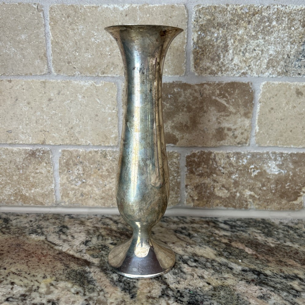 Vintage Towle Silverplate German Bud Vase