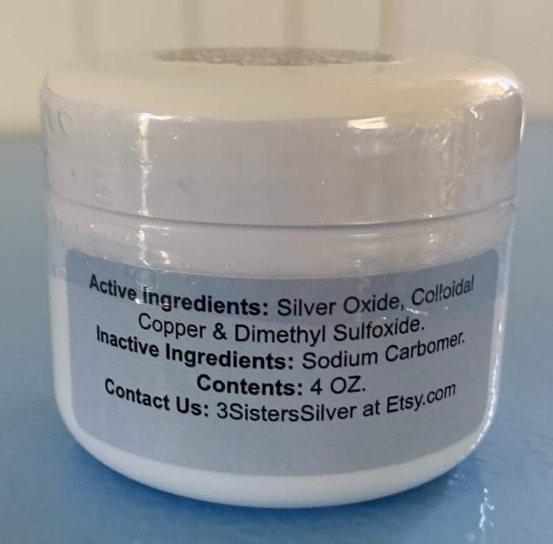3 Sisters Silver Onyx Gel 4 oz. jar