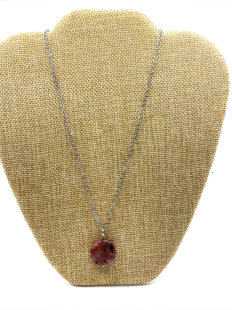 Red Stone Handmade Necklace