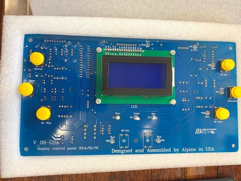 Ice Cream Machine Display Control Panel Board/ New Part/ Alpine 360a