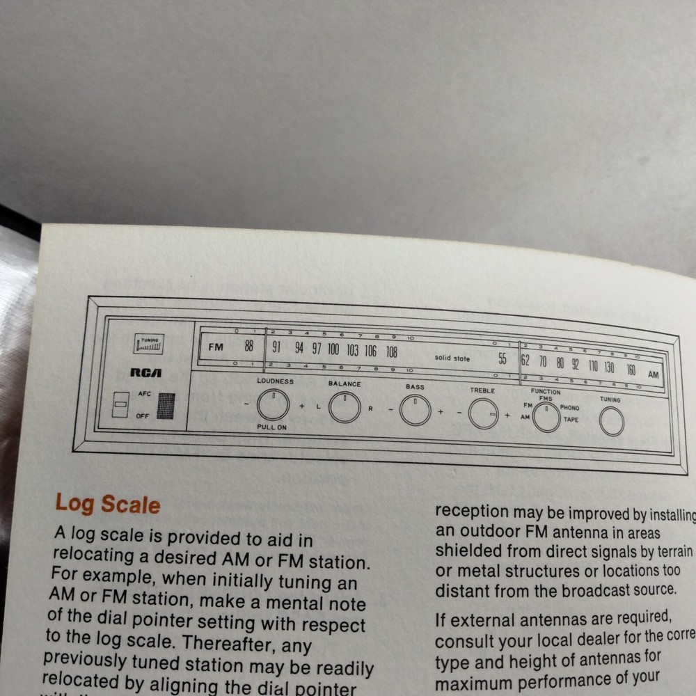 RCA Stereo Modules Operating Instructions And Warranty Vintage