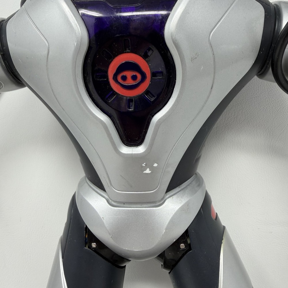 WowWee Joebot Robot 2008 Silver Edition Interactive Toy Lights Sound Working