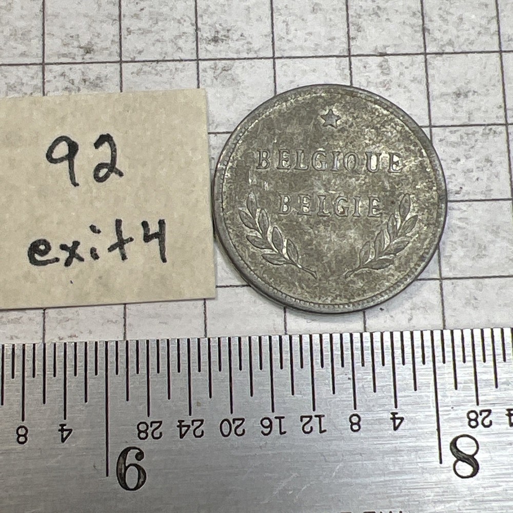 1944 Belgium 2 Franc Coin
