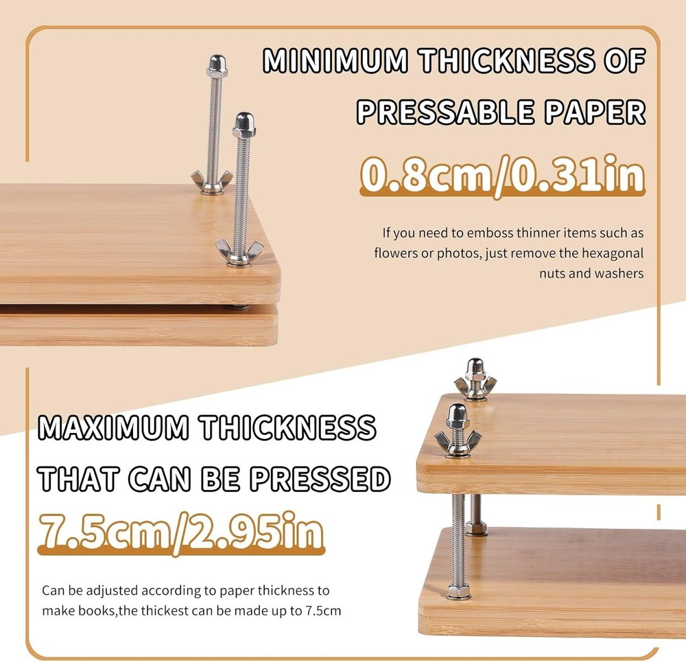 Book Binding Kits, Bookbinding Supplies, Bookbinding Kit for Beginners Bone F...