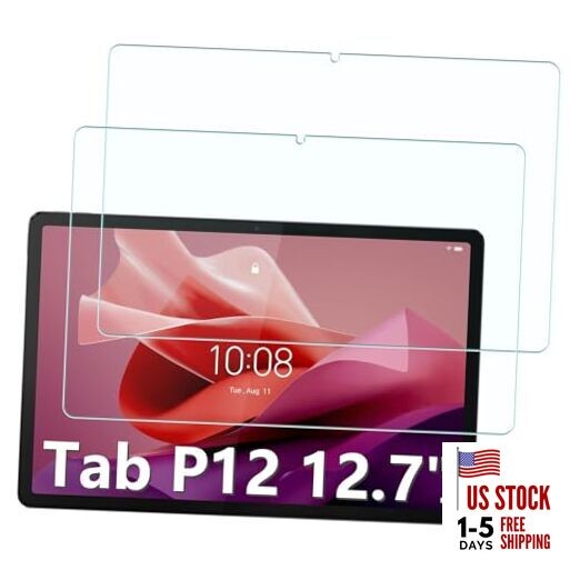 Screen Protector Compatible with Lenovo Tab P12 12.7", 2 Pack Replacement